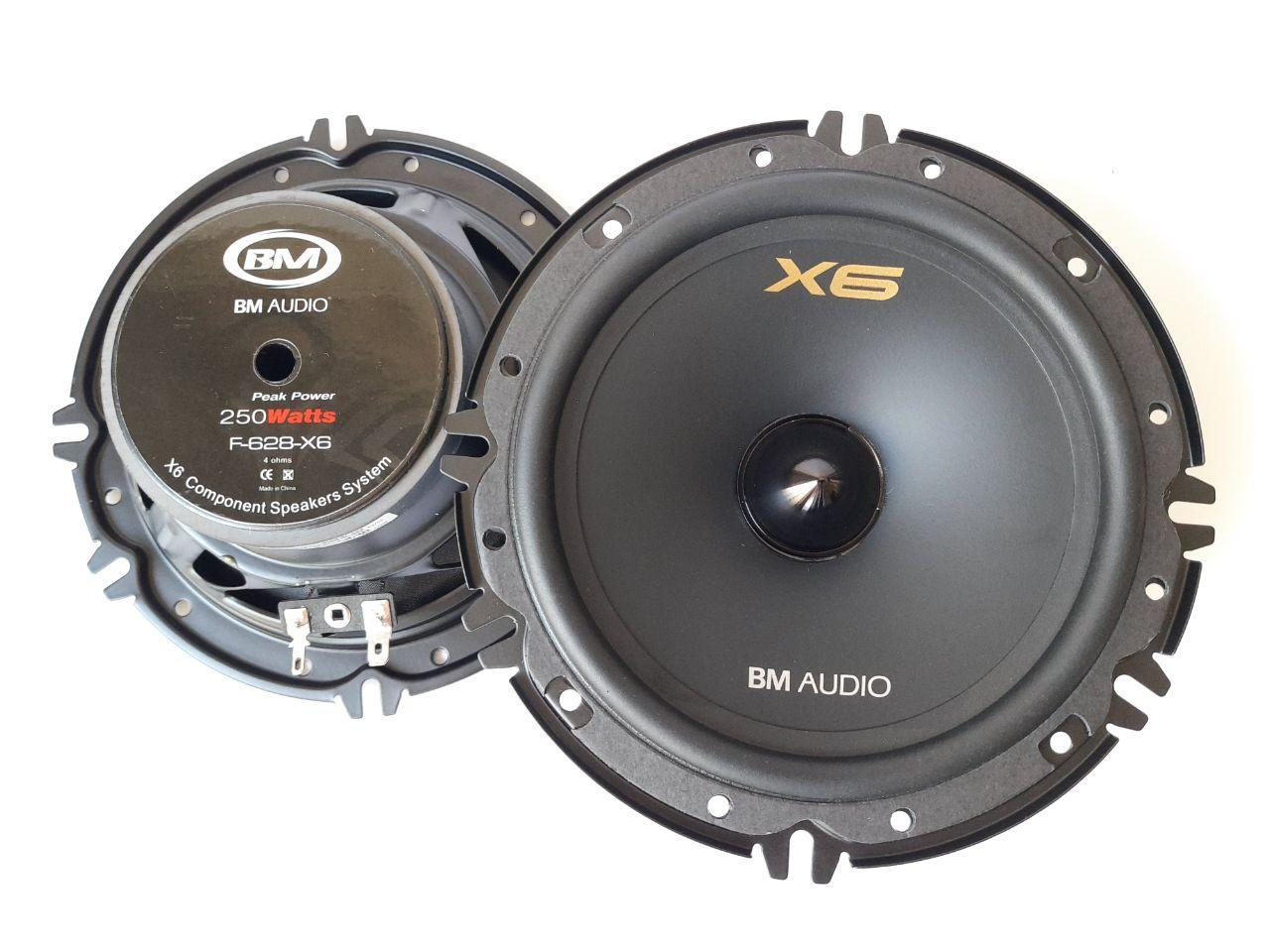 Компонентні динаміки круглі 16см Boschmann BM Audio F-628-X6 250W, фото 1