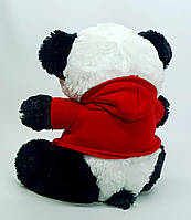 М’яка іграшка Панда у светрі Shantou 30 см — плюшева панда в червоному светрі, арт. 777-61, фото 3