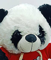 М’яка іграшка Панда у светрі Shantou 30 см — плюшева панда в червоному светрі, арт. 777-61, фото 2