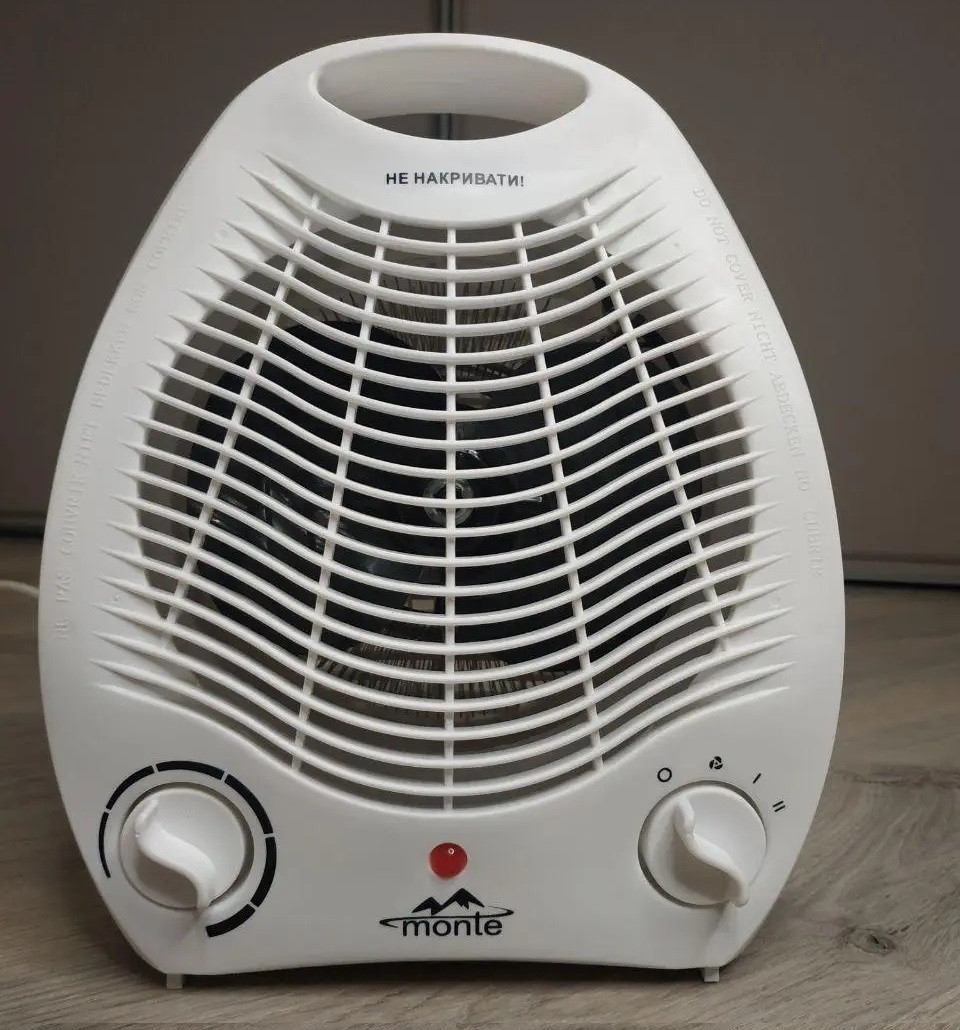 Тепловентилятор Monte MT-1050, 2000 Вт, підлоговий, з термостатом