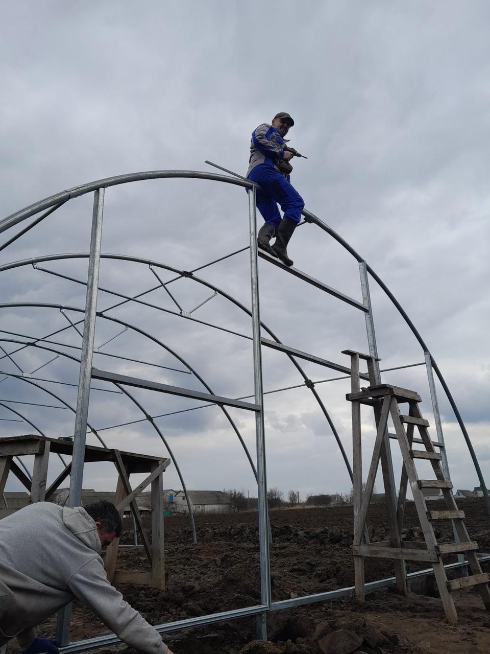Каркас 5х10м теплиці плівковий від виробника, фото 1