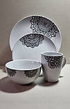 Сервіз Білий на 10 предметів KORA LIMITED EDITION, фото 2