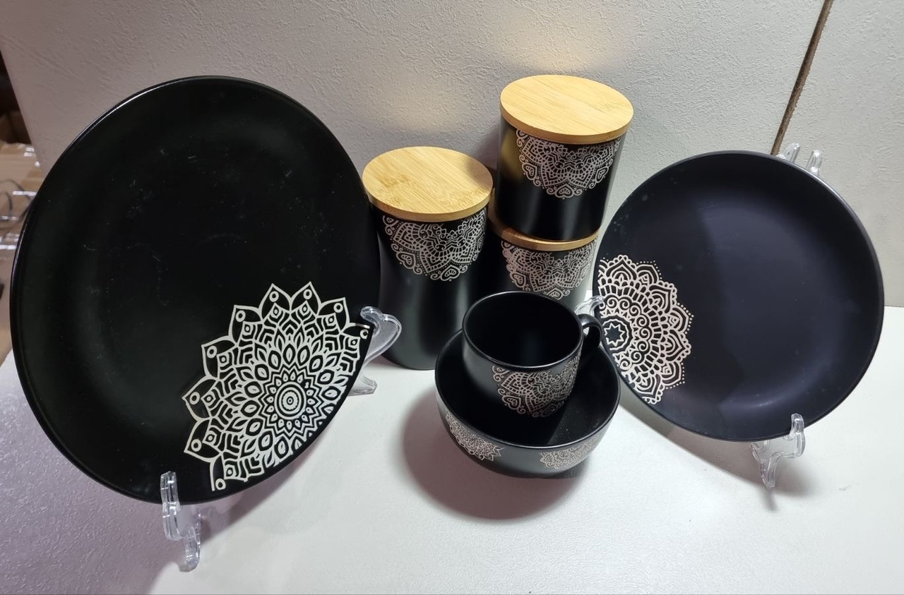 Сервіз Чорний на 33 предмети KORA LIMITED EDITION, фото 1