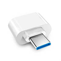 Адаптер Перехідник Type-C на USB-A OTG для комп'ютера, ноутбука, планшета, смартфона