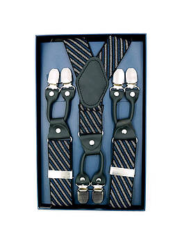 Підтяжки Weatro Сині з білим pdt35-new-011