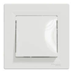 Перемикач 1-клавішний самозаж. Schneider серія Asfora Білий EPH0400121