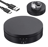 Стіл для предметного фотознімання (13,8 см) від USB, MAG-733 / платформа, що обертається, для демонстрації товарів