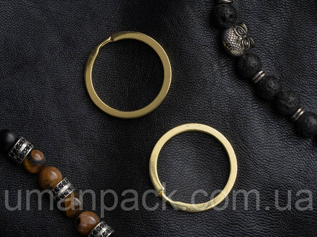 Кільце пласке. Колір "золото". 30мм