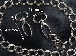 Карабін. 40мм. Під стрічку 18мм