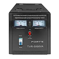 Стабилизатор напряжения релейный Forte TVR-5000VA Однофазный стабилизатор напряжения