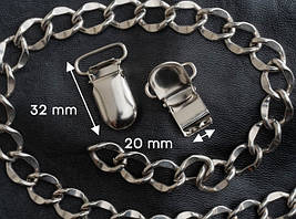 Затискач. 32мм. Під стрічку 20мм