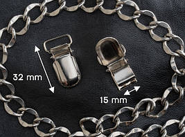 Затискач. 32мм. Під стрічку 15мм