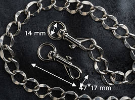 Карабін. 47х17мм. Під стрічку 13мм