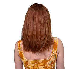 Перука руда з чубчиком Natural Fox, термоволокно, фото 5