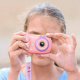 Фото-відеокамера дитяча цифрова HOCO DV205, синя, фото 5