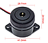 TZT QSI-2910 90DB зумер 29.5x24.5mm DC 12V Активний п'єзоелектричний зумер Неперервний звук для arduino, фото 3