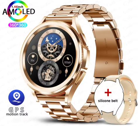 Розумні смарт годинник HW62I Smart Watch для Android і iOS, пульсометром, тонометром, крокоміром