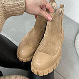 Демі черевики в бежевому кольорі преміум якість, фото 2