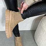 Демі черевики в бежевому кольорі преміум якість, фото 3