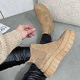 Демі черевики в бежевому кольорі преміум якість, фото 4