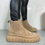 Демі черевики в бежевому кольорі преміум якість, фото 6