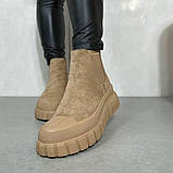 Демі черевики в бежевому кольорі преміум якість, фото 8