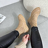 Демі черевики в бежевому кольорі преміум якість, фото 9