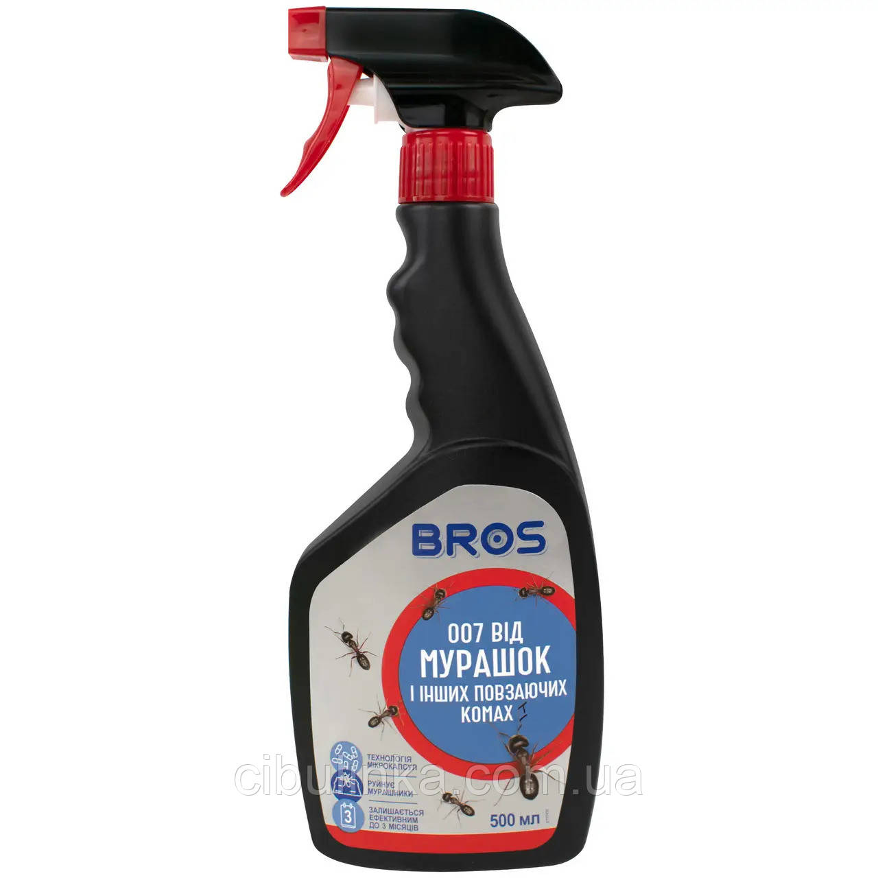 Спрей Bros (Брос) для знищення повзаючих комах 500 мл, фото 1
