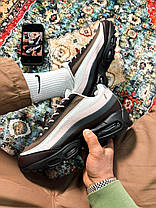Чоловічі Кросівки Nike Air Max 95 x A Ma Maniere / Найк Аїр Макс 95 А Ма Манієр Білі з Рожевим та Коричневим, фото 3