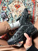 Чоловічі Кросівки Nike Air Max TN Plus Drift Triple Black / Найк Аїр Макс ТН Плюс Дріфт Трипл Чорні, фото 3