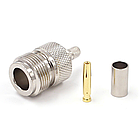 Гніздо N (RG-58) обтискове, латунь