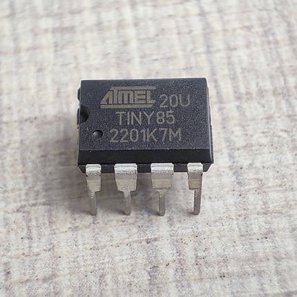 Мікроконтролер ATTINY85-20PU DIP-8, фото 1