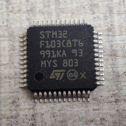 Контроллер STM32F103C8T6 LQFP48, фото 1