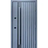 Вхідні двері Айрон G1298 пісок гафіт/білий атлас vin з терморозривом вулиця 3 контури, фото 7