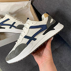 Кросівки чоловічі демісезонні комбіновані нубук та взуттєвий текстиль