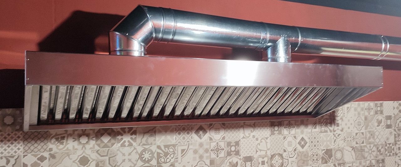 Нержавіючий кухонний зонт, фото 1