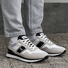 Кросівки чоловічі демісезонні комбіновані нубук та взуттєвий текстиль