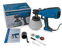 Фарбопульт електричний KRAISSMANN 701 FS 3, 700 Вт, бачок 1.2, 120 DIN/сек, форсунки 1,0/2,0/3,0 мм