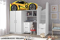 Дитяча кімната ліжко-машинка, безкоштовна доставка