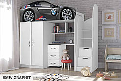 Дитяча кімната ліжко-машинка, безкоштовна доставка