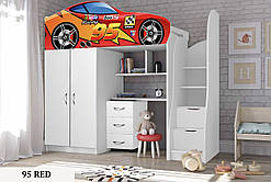 Дитяча кімната ліжко-машинка, безкоштовна доставка