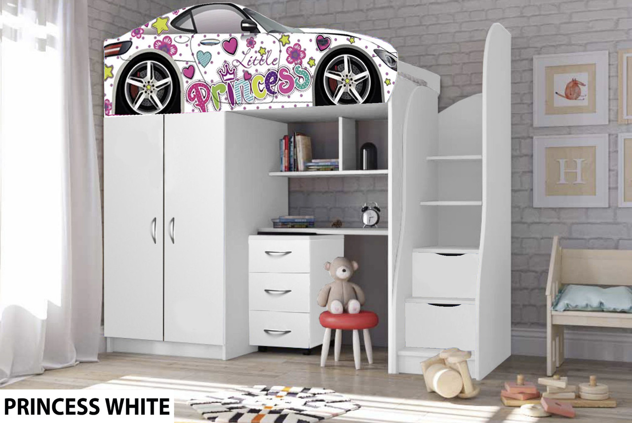 Дитяча кімната ліжко-машинка, безкоштовна доставка, фото 1