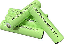 Акумуляторна Ni-Mh батарейка AAА 1000mAh FlyCat 1.2 V для ліхтарів, павербанків