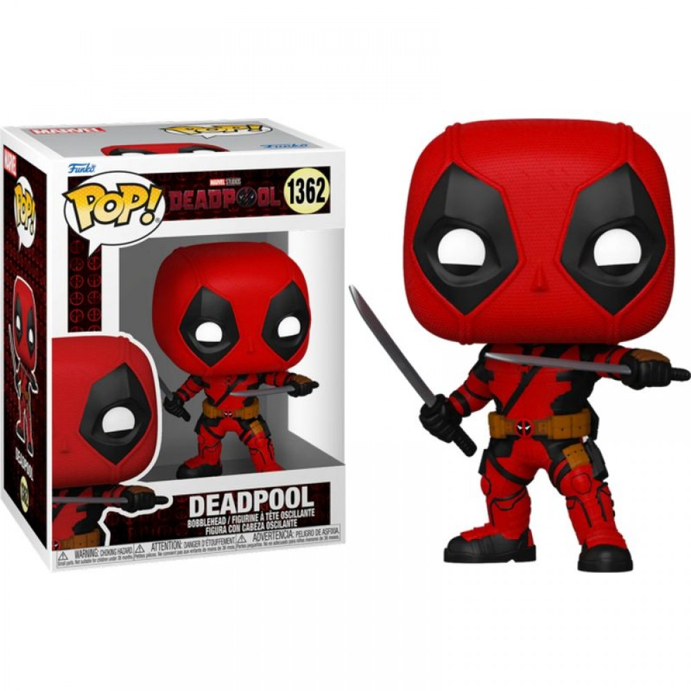 Фігурка Funko Pop Фанко Поп Марвел Дедпул Marvel Deadpool 10 см FP M D 1362, фото 1