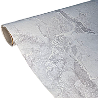 Шпалери вінілові 10.05 × 1.06 м Слов'янські шпалери 3752-06, сірі для спальні, вітальні, коридору, офісу, кафе