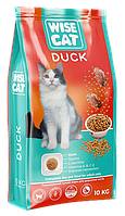 Wise Cat Duck сухий корм для котів 10 кг Качка