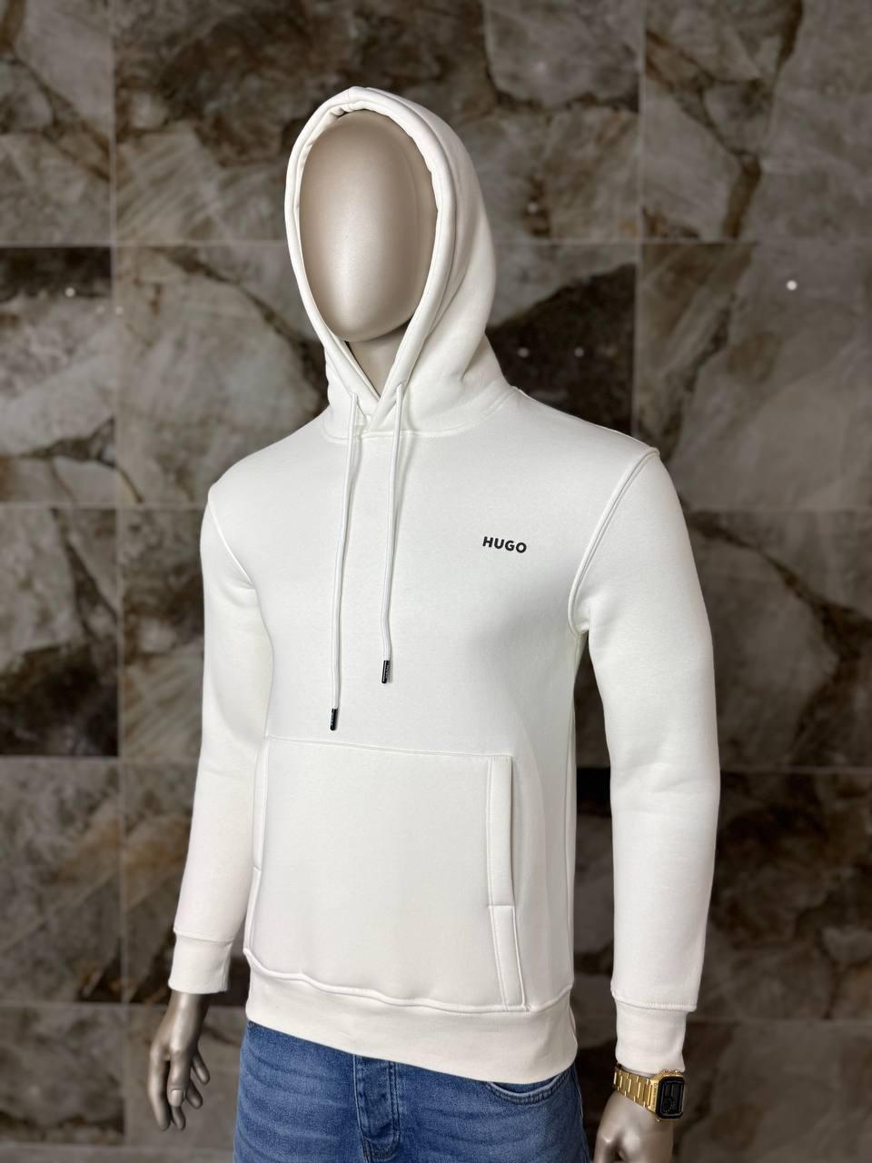 Чоловіча кофта худі Hugo Boss M2175 біла, фото 1