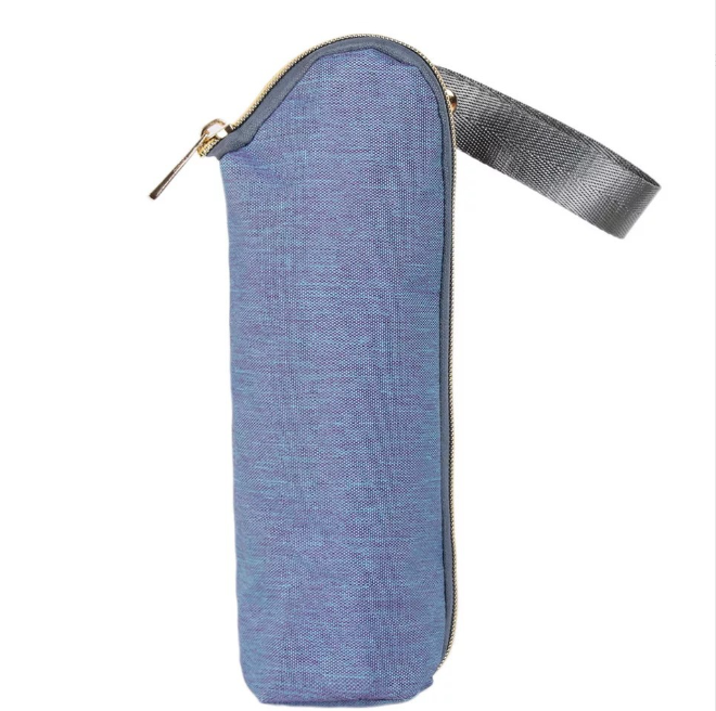 Термочохол для дитячих пляшечок світлий джинс, фото 1