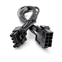 Переходник удлинитель GPU PCI-E 20 см 8 pin (6 + 2P -> 8P) lamp