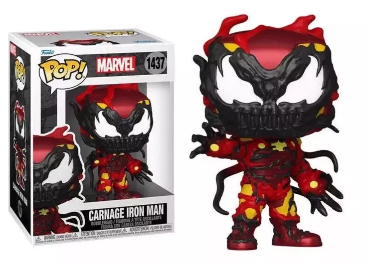 Фігурка Funko Pop Фанко Поп Марвел Карнаж Залізна Людина Marvel Carnage Iron Man 10 см FP M CIM 1437, фото 1